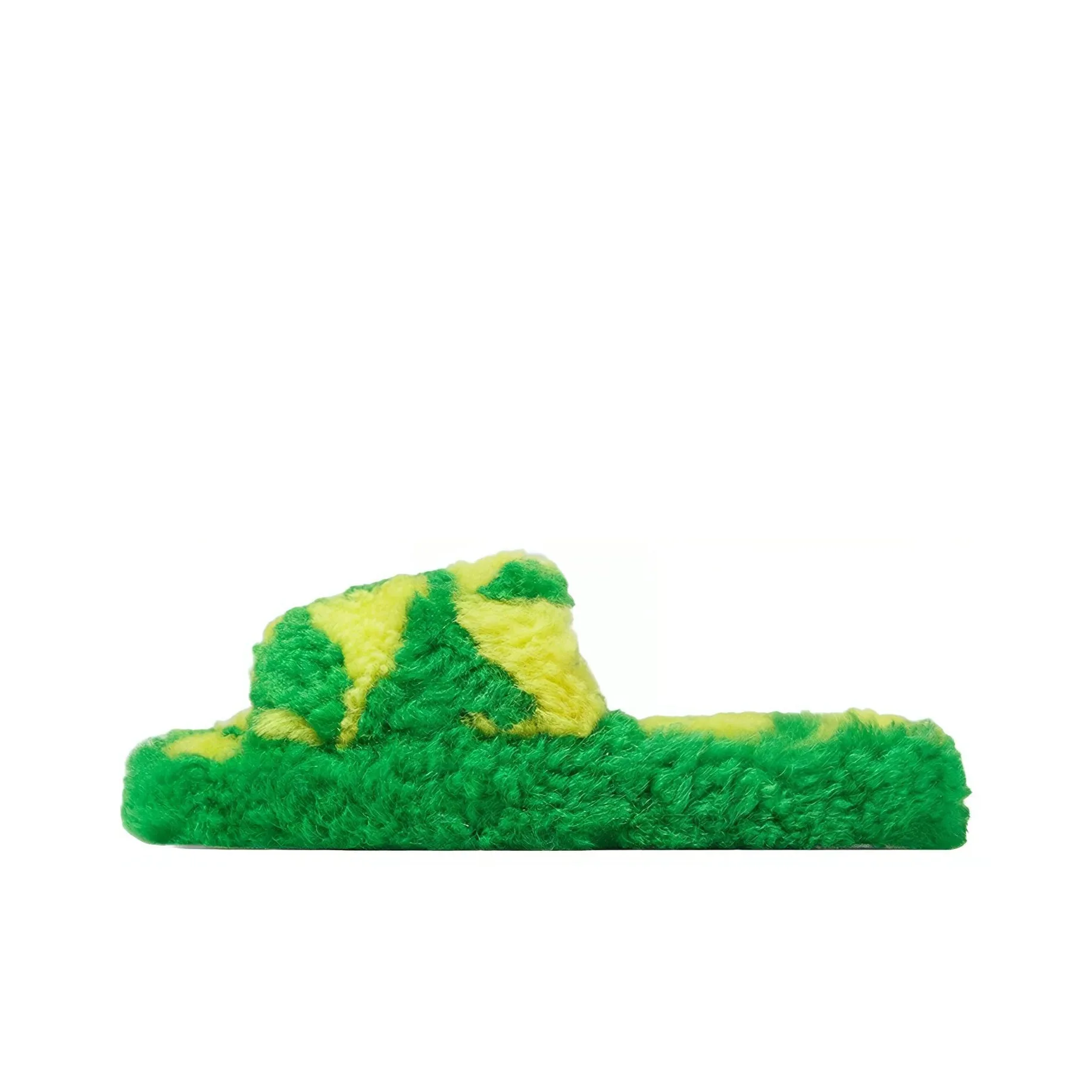 Bottega Veneta Teddy Sandal Green Yellow Women's