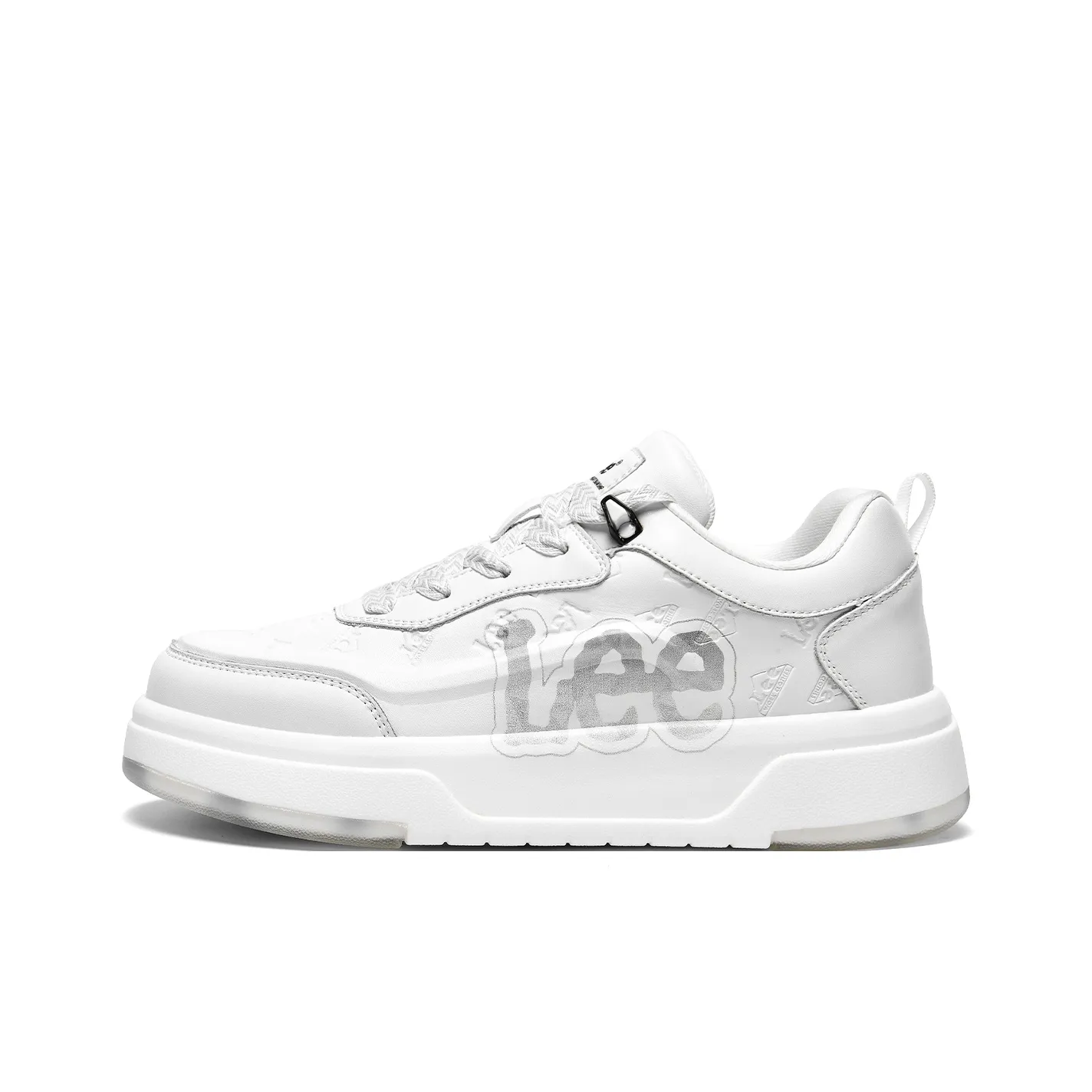 Lee совместный бренд Классический и Универсальный Белый Кроссовки Модный Модный Низкий Топ Увеличение Высоты Скейтбординг Кроссовки Мужские