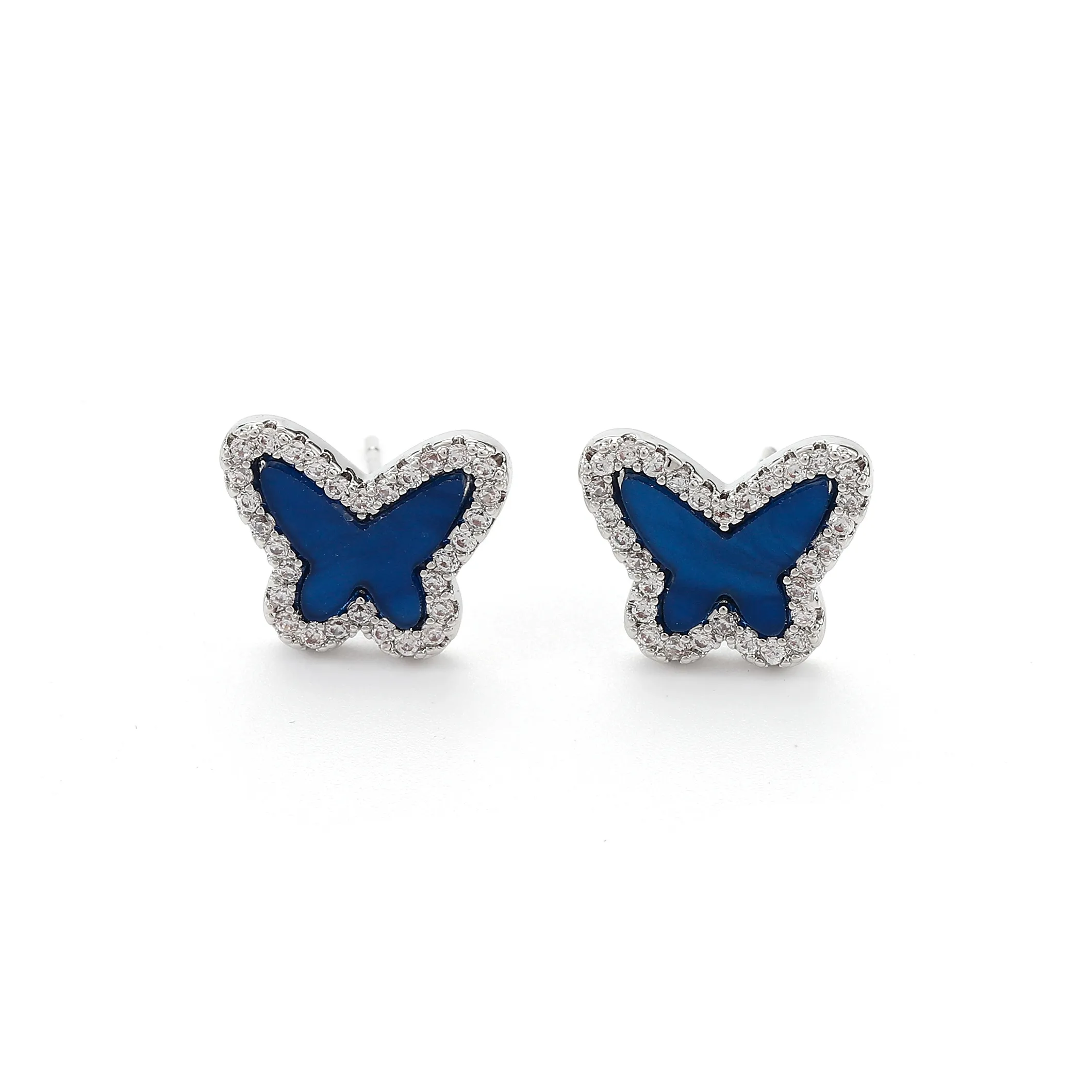 Серьги-гвоздики Vegetarian из серебра S925 унисекс