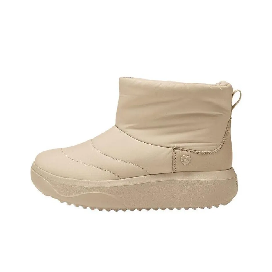 Skechers Bob's Warm Coverage Short Snow Boots Women's Beige