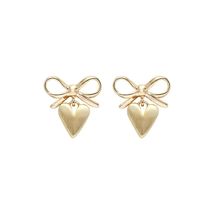 Good Quality 925 стерлинговое серебро 18К золото покрытие медные серьги-гвоздики женские