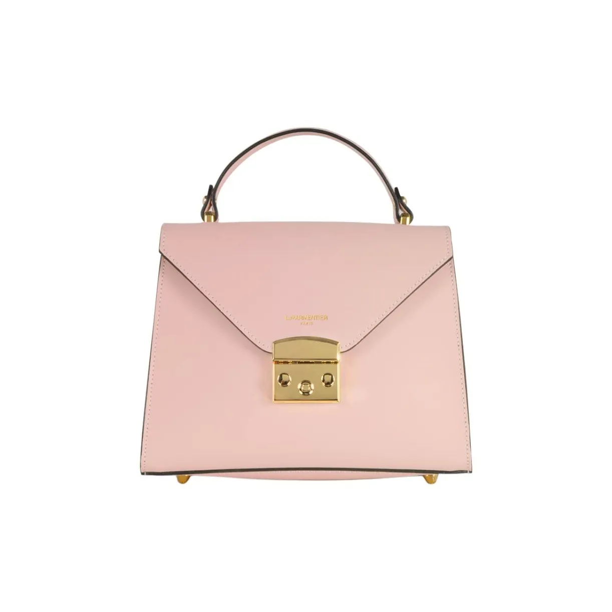 Le Parmentier Calfskin Shoulder Bag Crossbody Bag Handbag Regular Women's Candy Pink