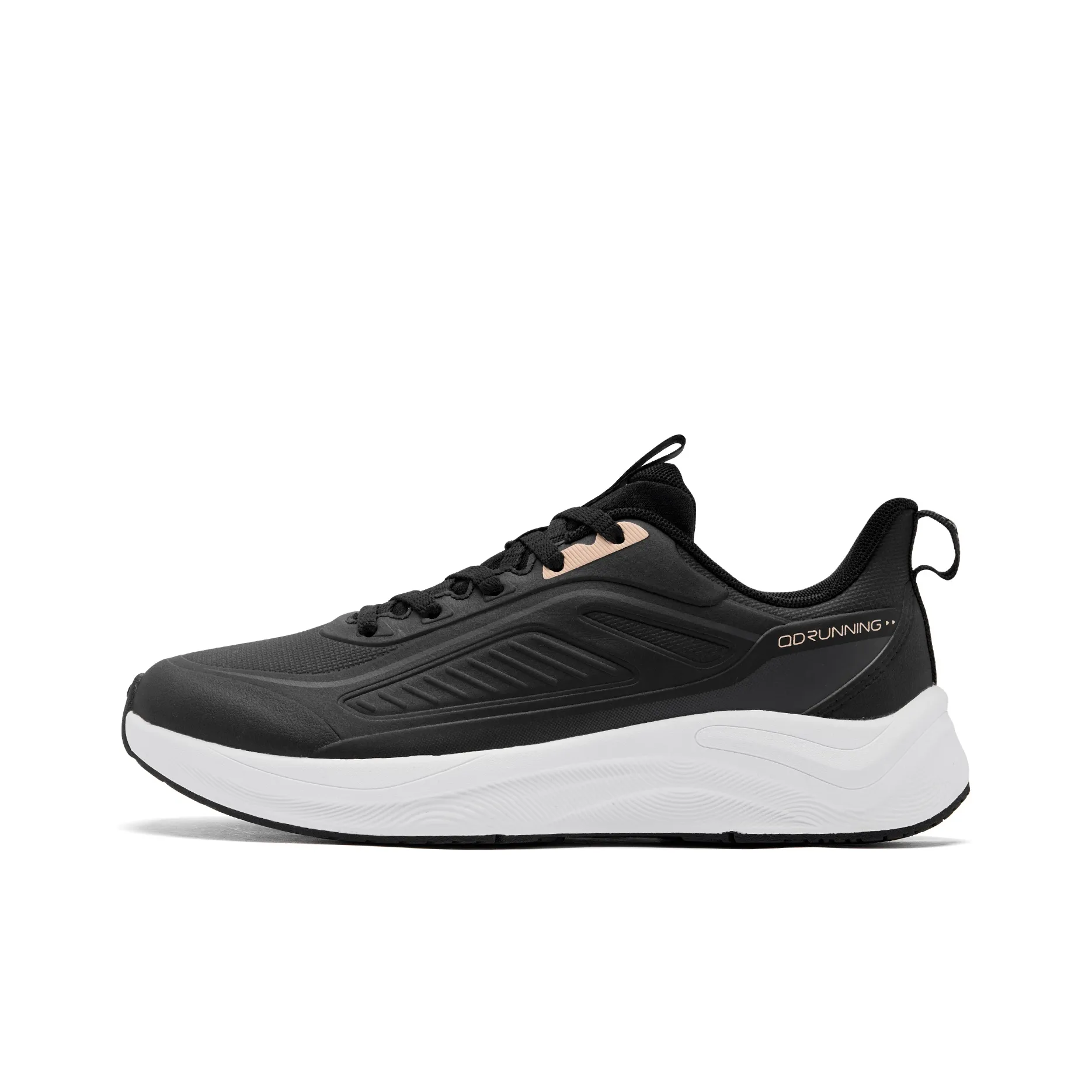 QIAODAN Rainwing 4.0 Running Shoes Women's Low Top Black/Lightning Gray