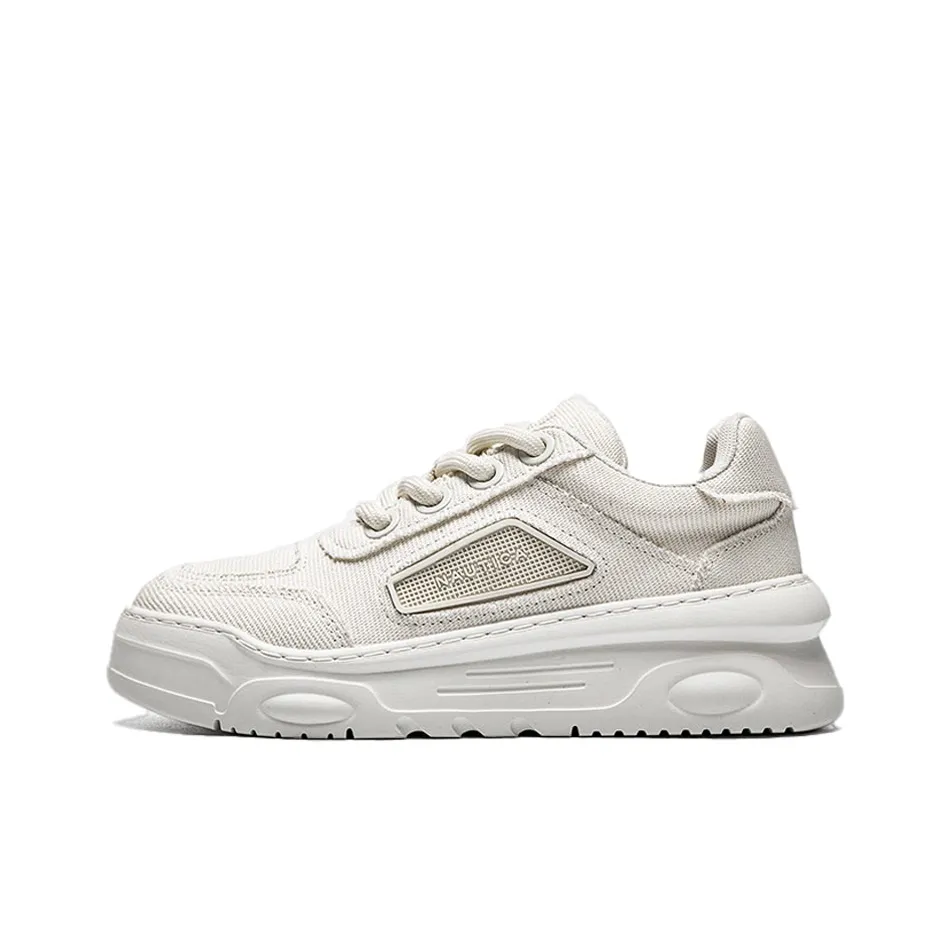 NAUTICA COLOR CAPSULE Color Capsule Series Skateboard Shoes Women's Low Top White
