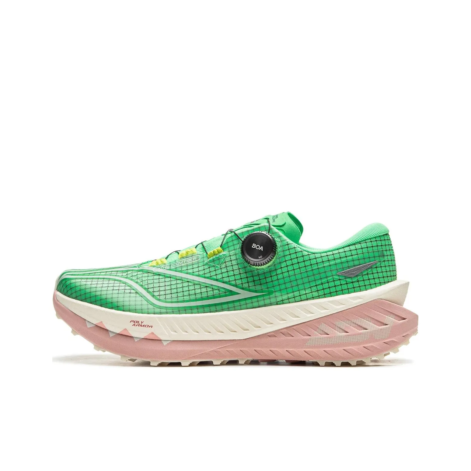 LINING Dulu PRO V2 Running Shoes Men Low Top Fluorescent Bright Green