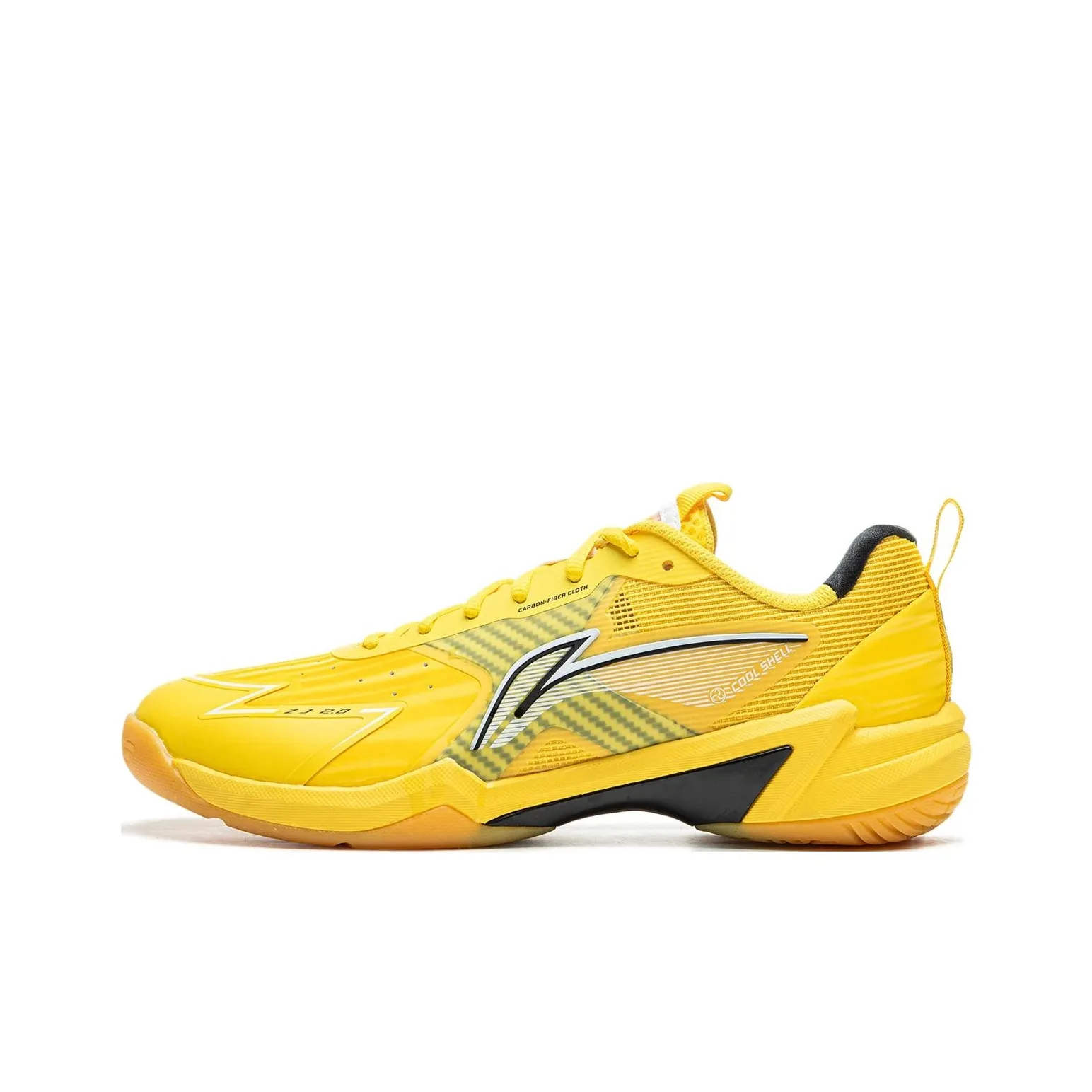 LiNing Battle Array 2 Противоскользящая Устойчивая к износу Низкий Топ Бадминтон Обувь Унисекс Ярко-Желтая