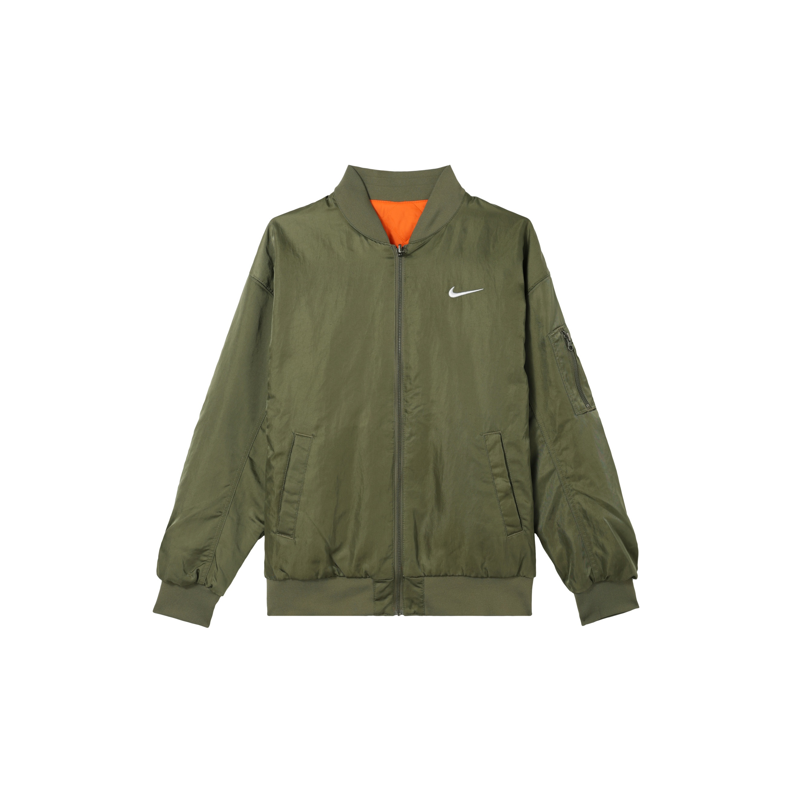 olive green nike bomber jacket