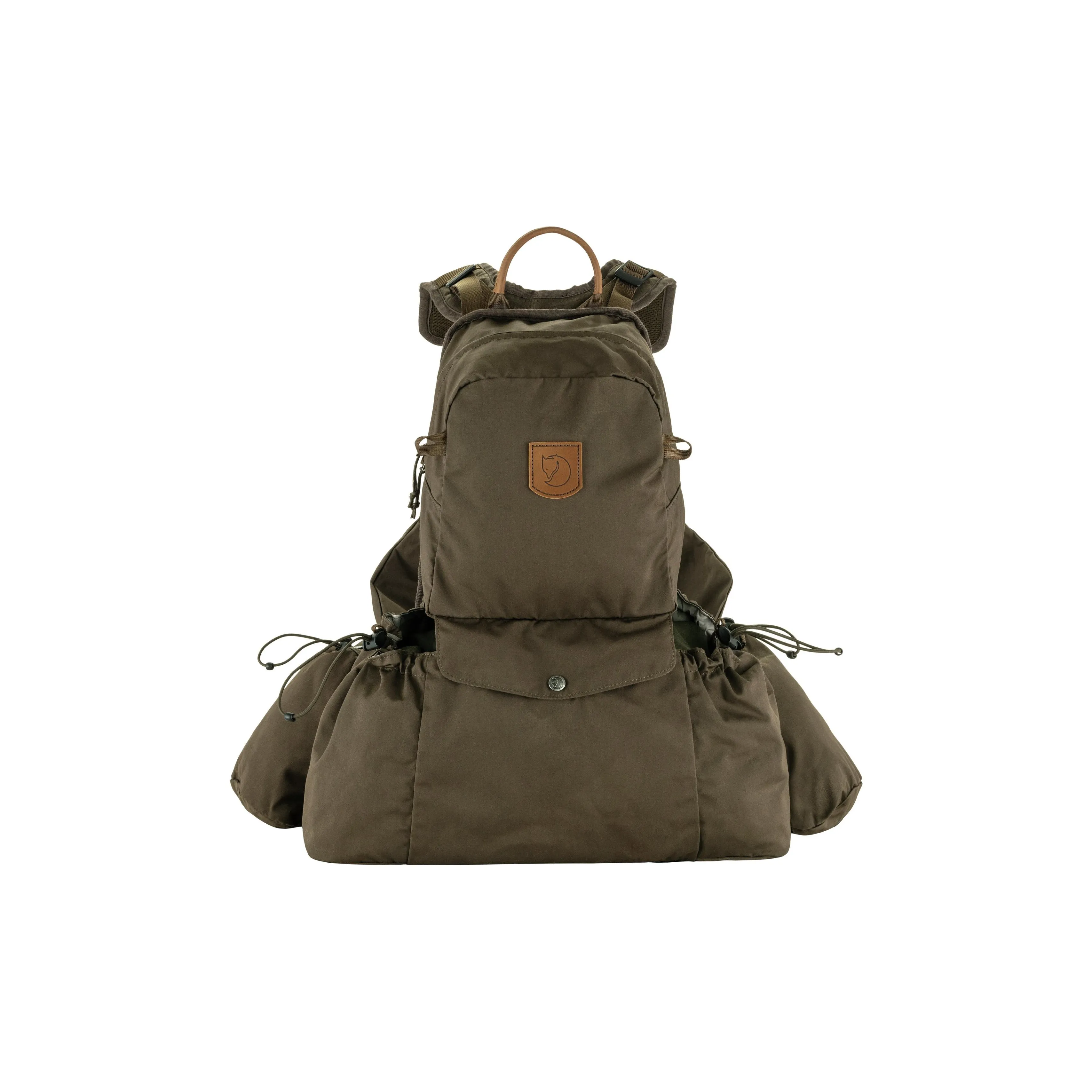 Fjallraven Polyamide Outdoor Hiking Bag Backpack Unisex Dark Olive