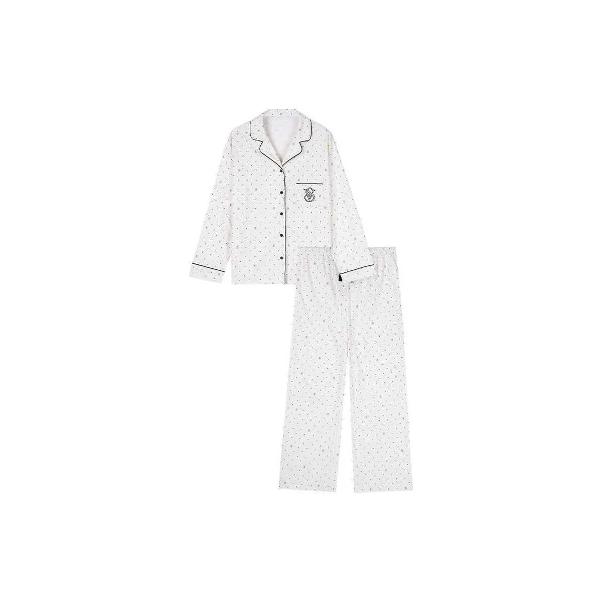 Victoria's Secret THE MIX Pajama Set Women's Coconut White