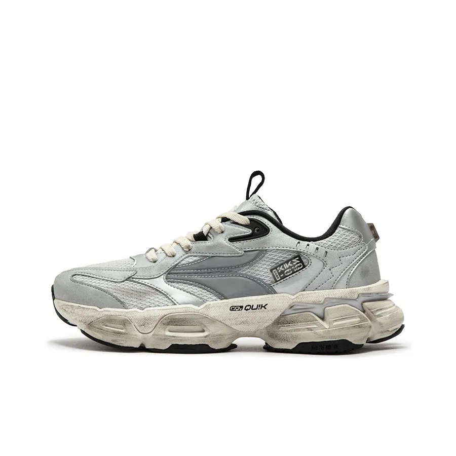 361° Spirit Eye PRO Противоскользящий Устойчивый к истиранию Низкий Топ Casual Женские Серебристый Белый