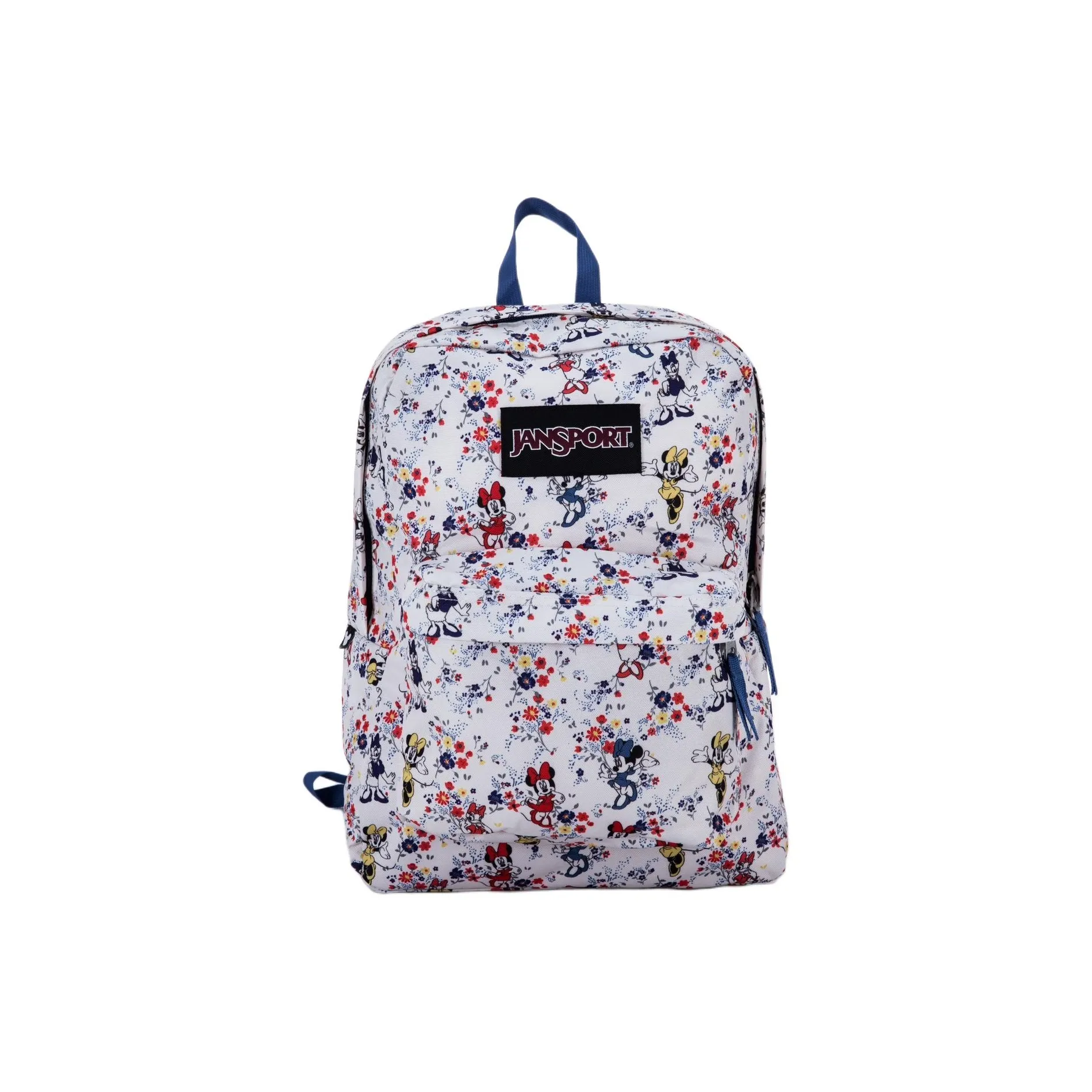 JanSport Disney, Collaboration Polyester Backpack Medium Size Unisex White