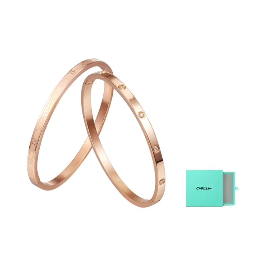 CAROMAY Розовое золото Браслеты Женские