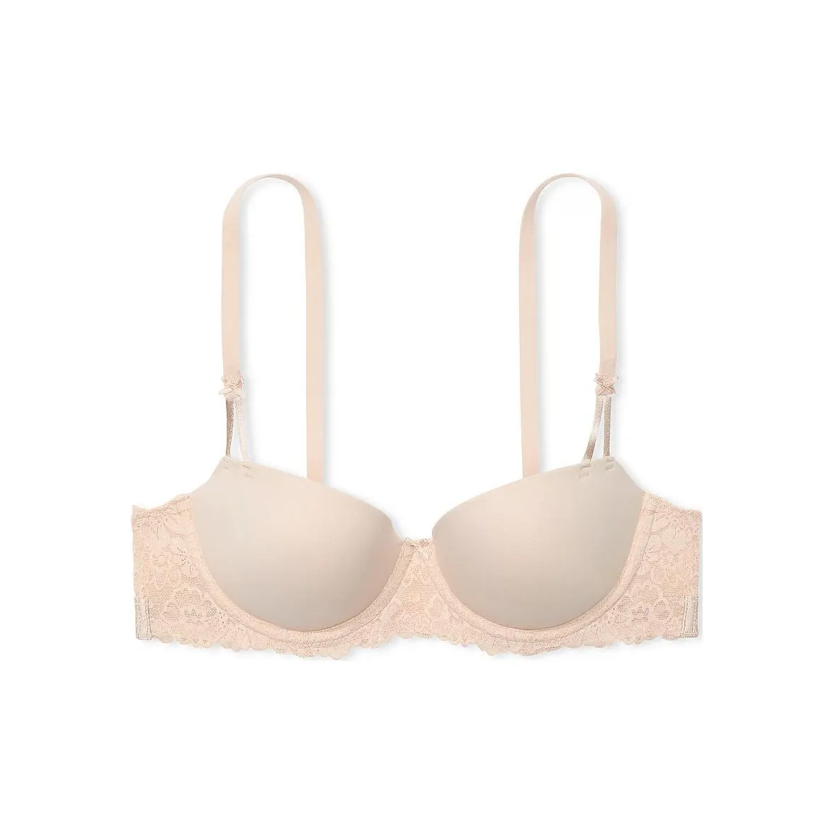 Victoria's Secret PINK Wink Lightly Lined Balconette Bra / Marzipan Bra Women's Almond Candy