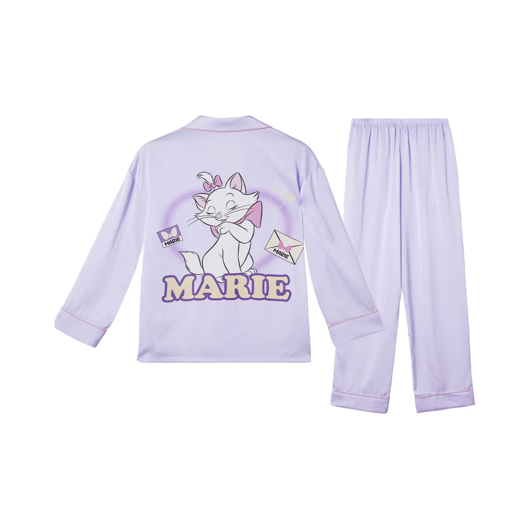 GUKOO x Disney Пижамный комплект женский прозрачный пурпурный