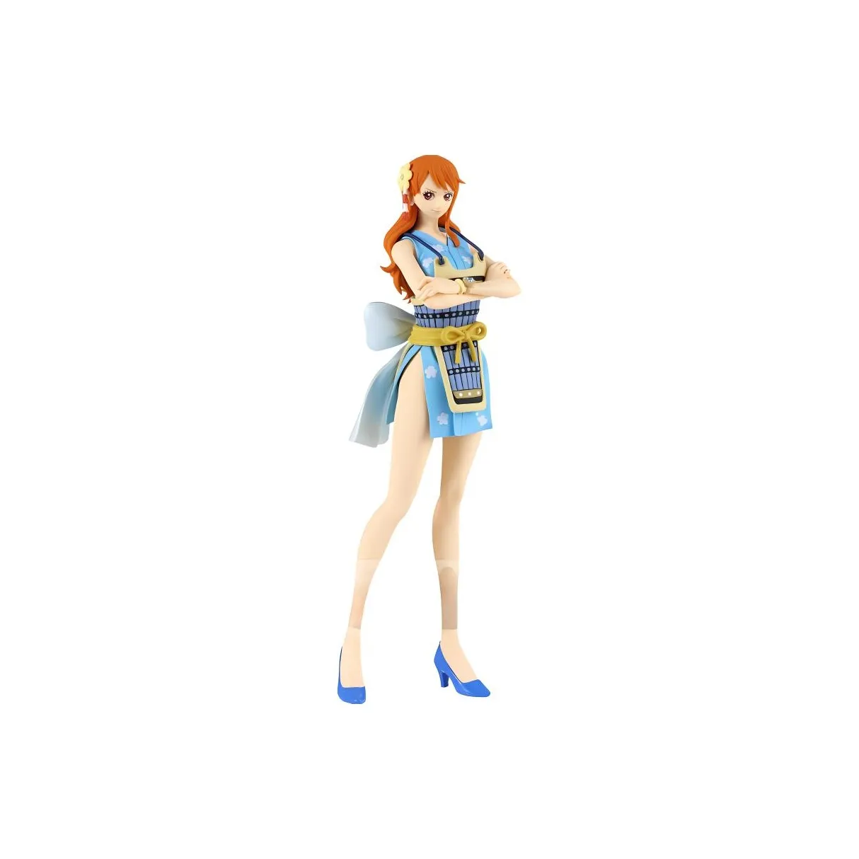 BANPRESTO Nami Glass Factory One Piece Sparkling Charm Samurai Suit B 19cm Bonus Gifts