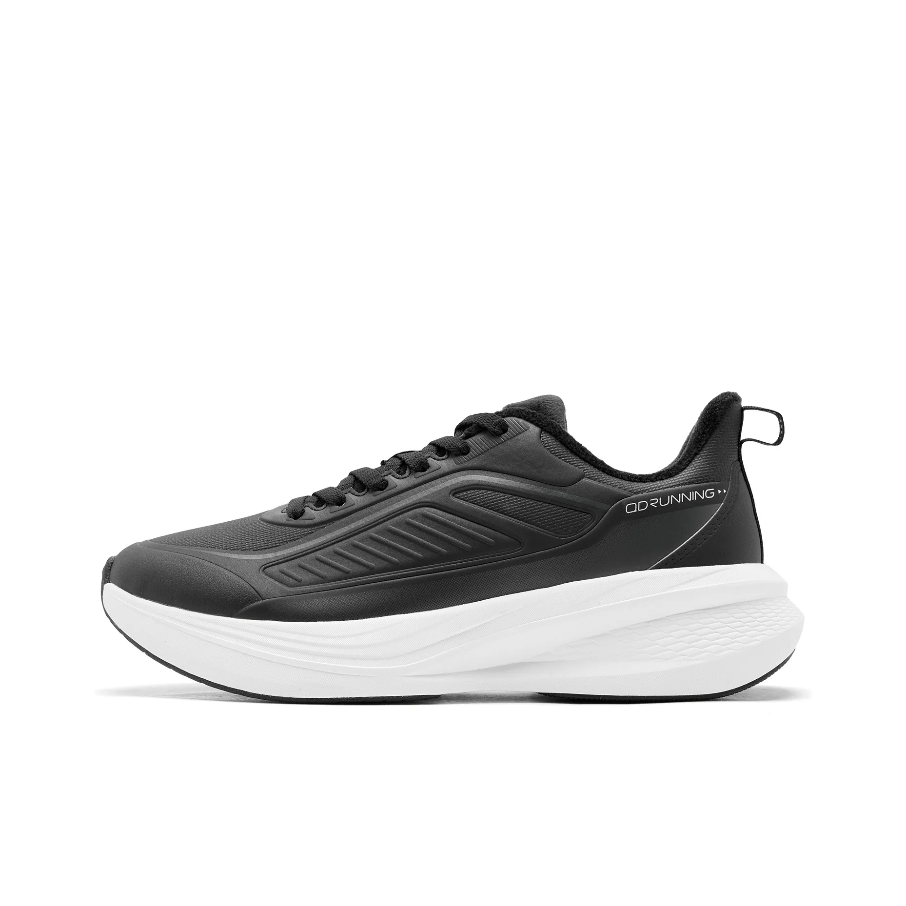 QIAODAN Rainwing 4.0 Running Shoes Men's Low Top Black/Lightning Gray
