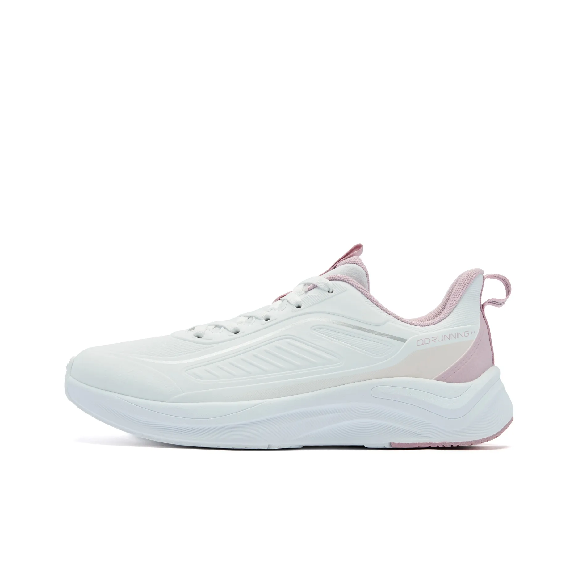 QIAODAN Rainwing 4.0 Running Shoes Women's Low Top Jordan White/Glacier Purple