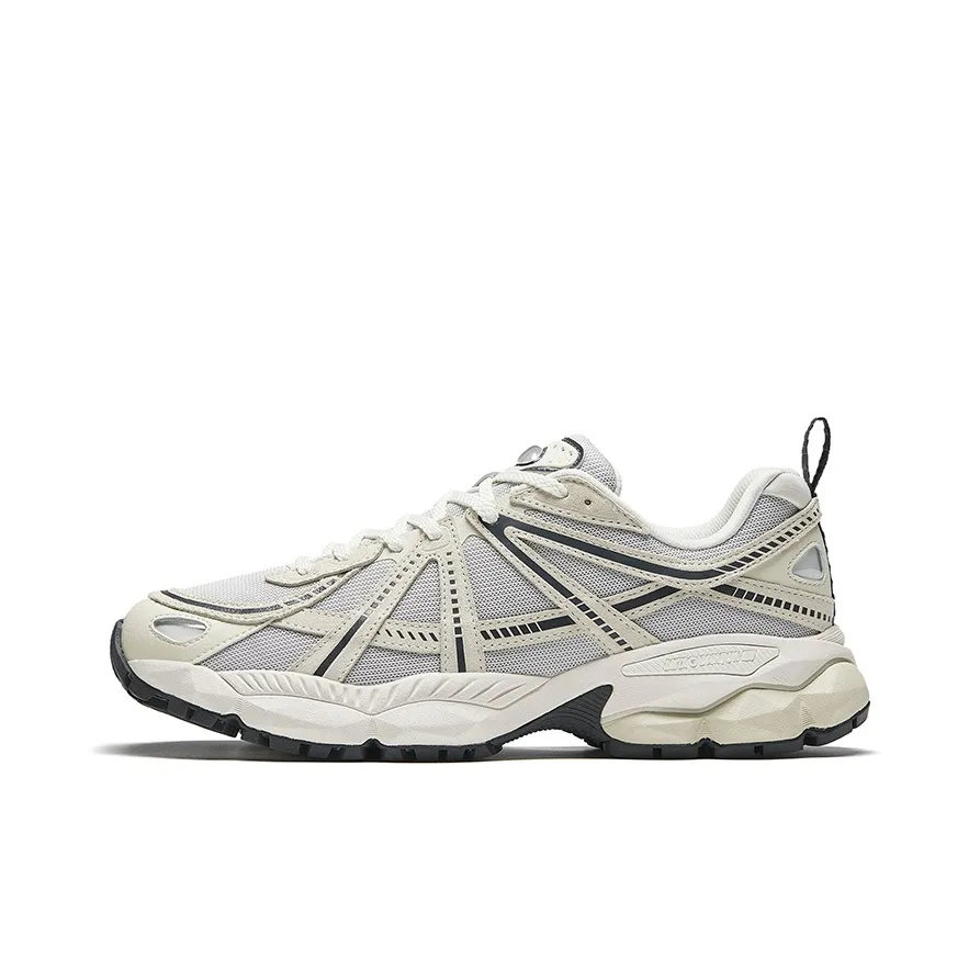 Anta Anta Champion All Weather Series Anti-Slip Wear-Resistant Low-Top Chunky Sneakers Men's Gray Black
