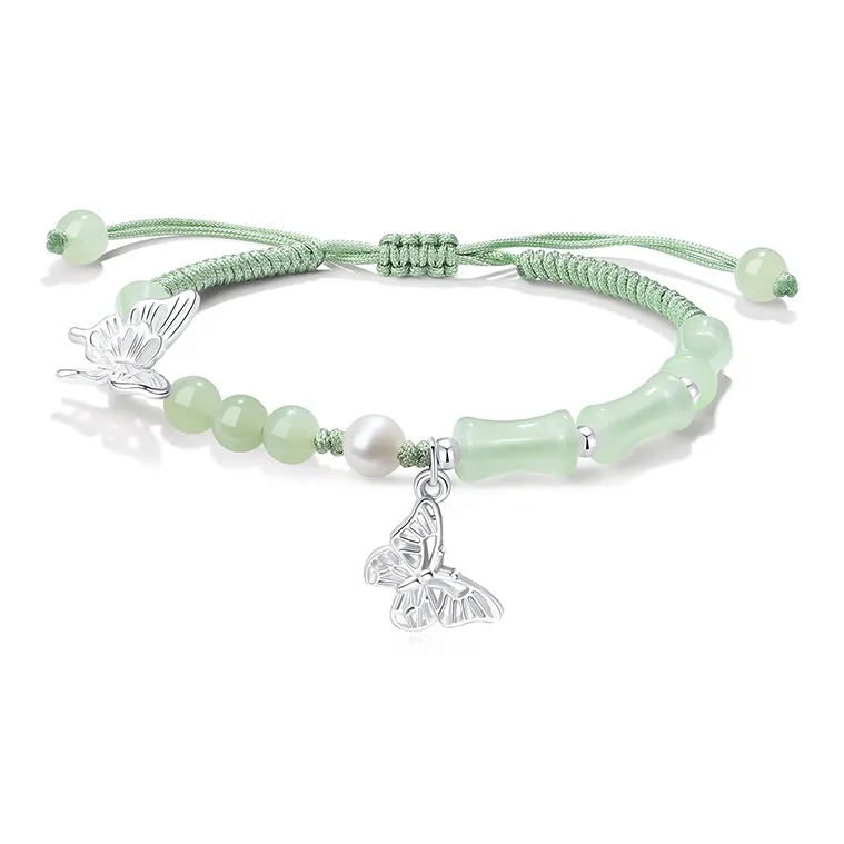 YINCHIE Бабочка Tassel Girlfriend День рождения Годовщина Браслеты Женские Коробка