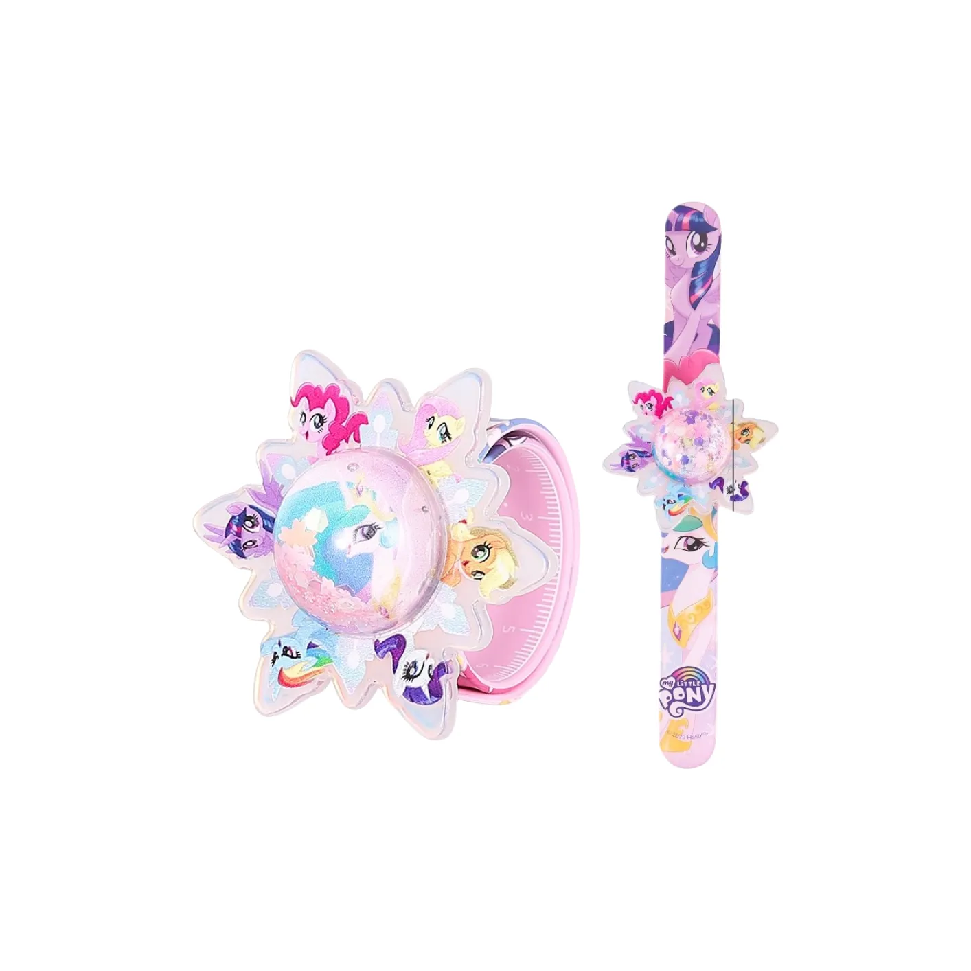 PINKYPINKY Мой маленький пони Персонажи Pinkie Pie Twilight Sparkle M6 Вращающийся Flow SOFA Свет Snap Напульсник Мерч по IP