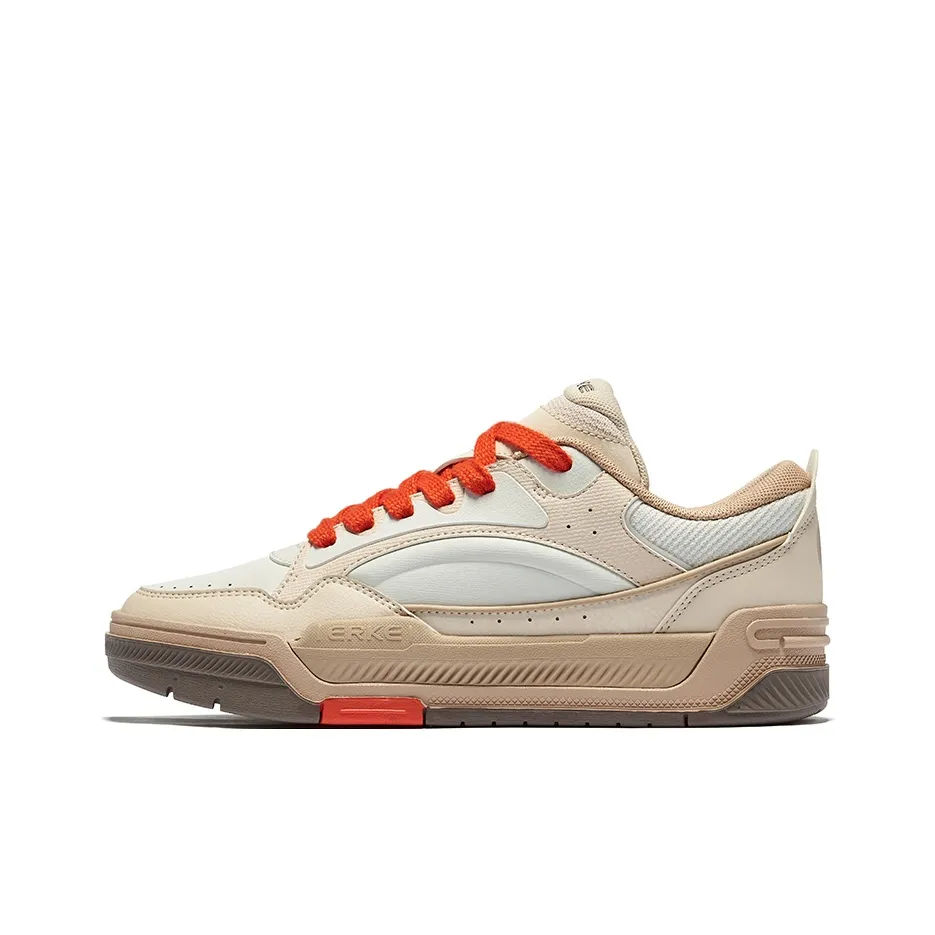 Erke Bashi 2.0 Anti-Slip Wear-Resistant Low-Top Skateboard Shoes Men's Pale Forest Grey Birch Wood