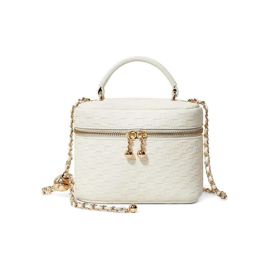 teenmix Коровья кожа с синтетической кожей через плечо сумка женская экрю небесно-голубой