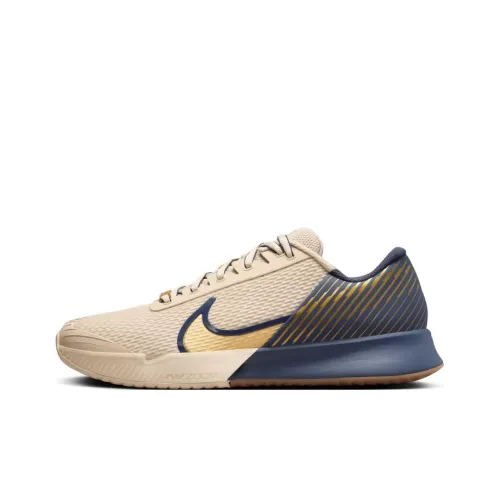 Nike Air ZOOM Vapor Pro 2 Кроссовки для тенниса Низкие Песочный Flow/Металлический Золотой Грозовой Синий Мужские