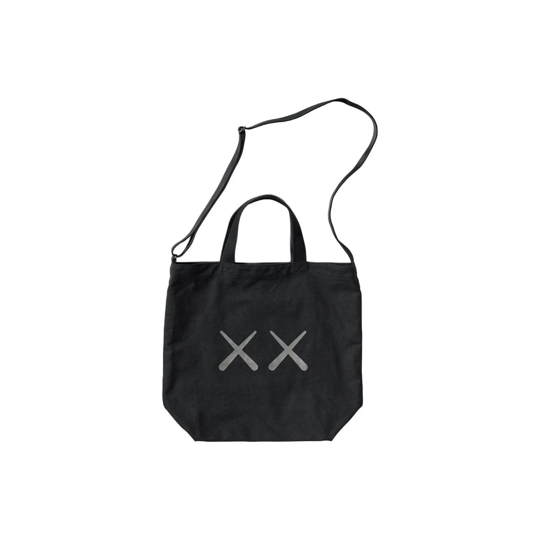 UNIQLO Cotton Shoulder Bag Crossbody Bag Handbag Regular Men's Black