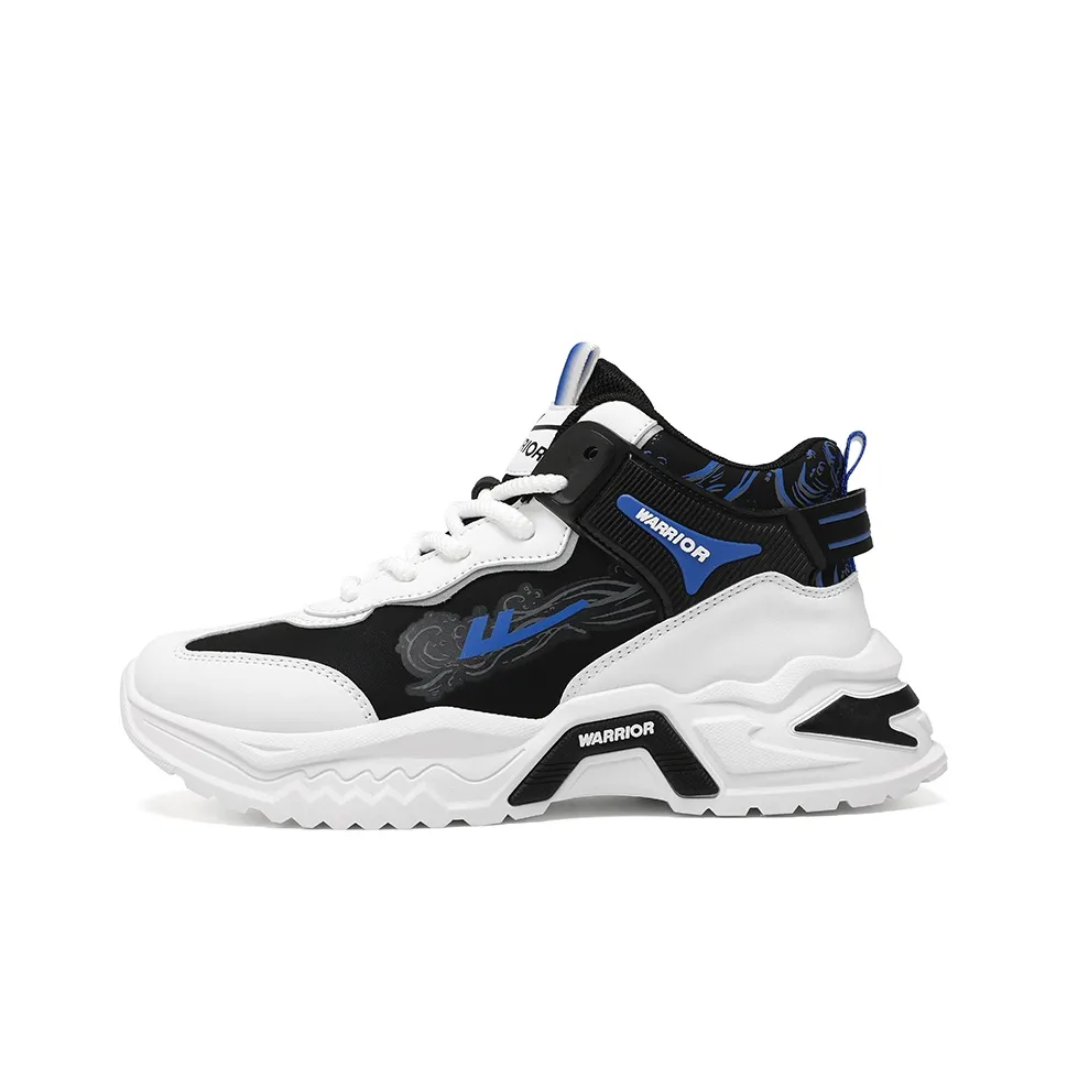 Warrior визуально увеличивает рост Высокие Топы Толстоподошвенные Кроссовки Мужские