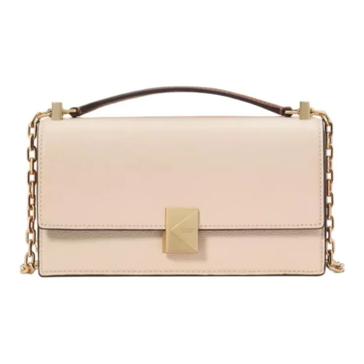 Kate Spade Cow Leather Shoulder Bag Crossbody Bag Handbag Mini Women's Ecru