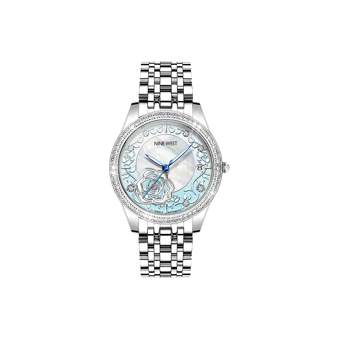 NINE WEST Mechanical Movement Watch Women's Watch Mother-of-Pearl Color Watch Dial