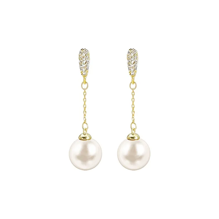 Yi Can Искусственная жемчужина Серьги Женские