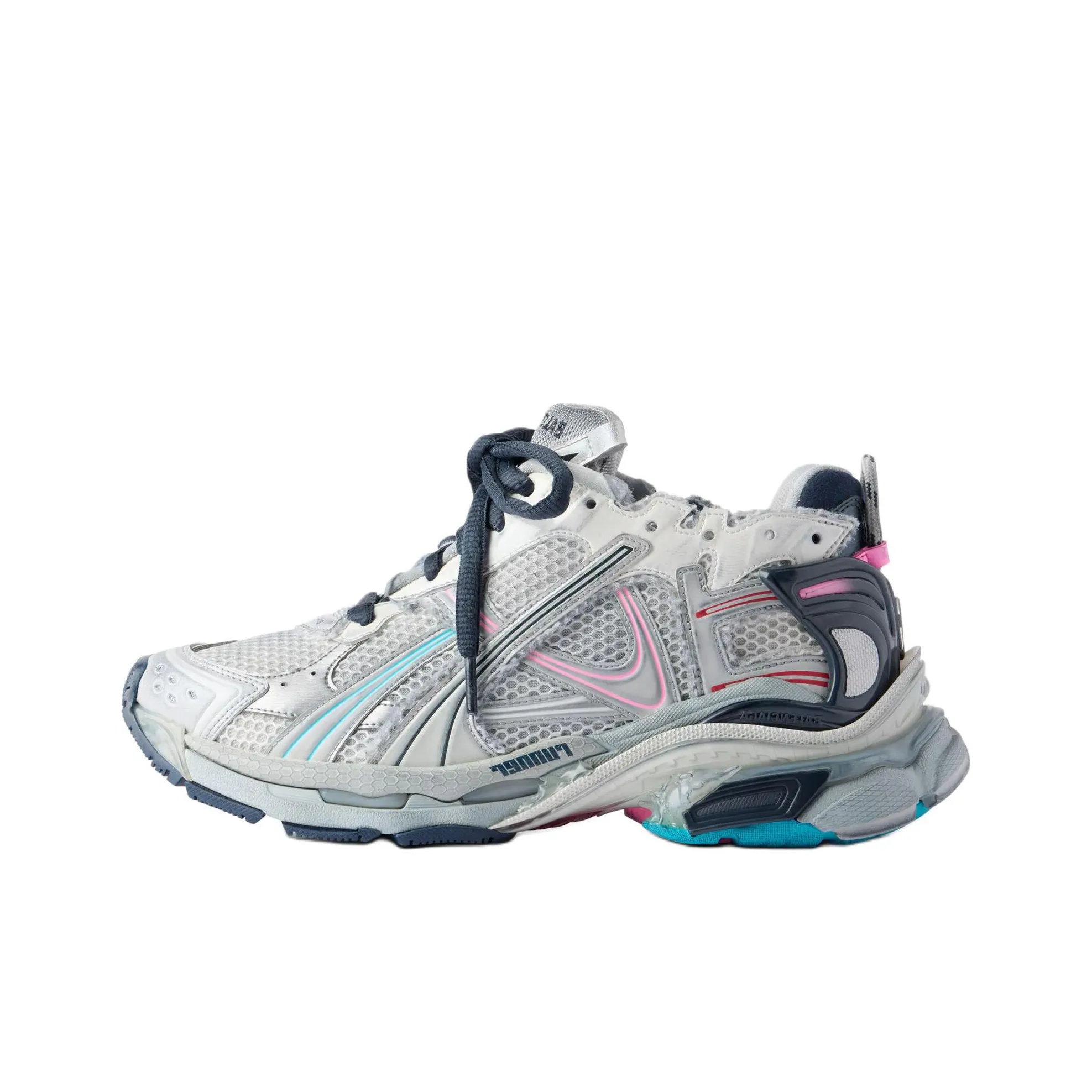 Balenciaga Runner Chunky Sneakers Men Low Top Gray