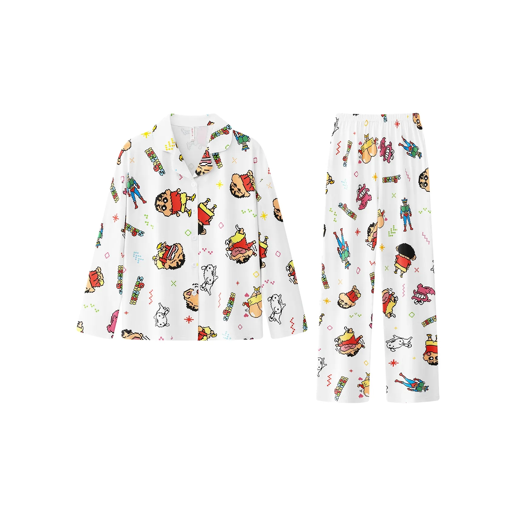 Gongdie x LABIXIAOXIN LIANMINGKUAN Pajama Set Unisex White