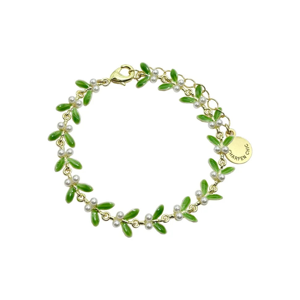 CHARFEN CHIC Медный сплав Браслет Clerodendrum Женские