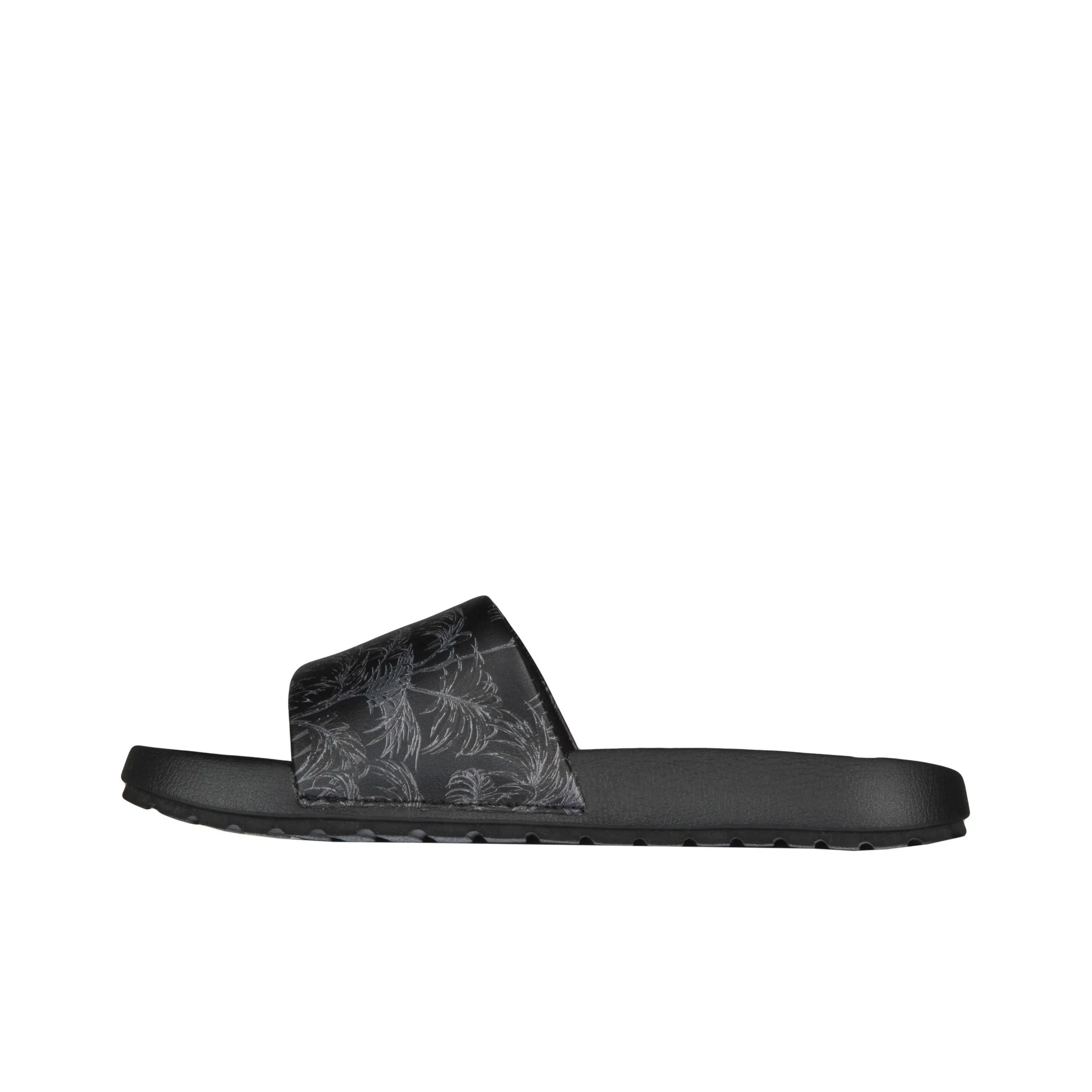 DECATHLON Quick Dry Slide Slippers Women's Black