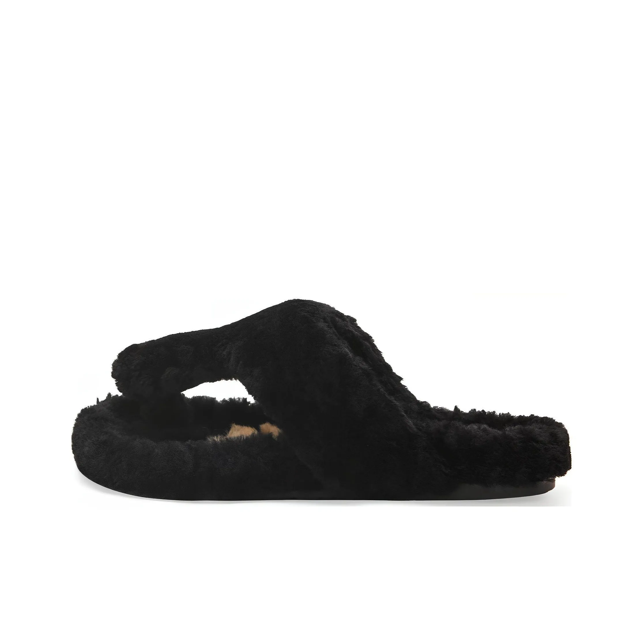 LOEWE Ease Shearling Flip Flops