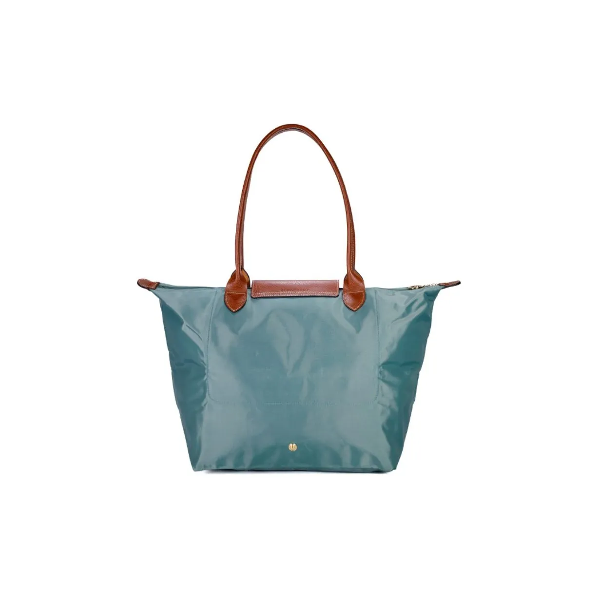 LONGCHAMP Переработанный полиамид холст сумка через плечо большая женская зеленая