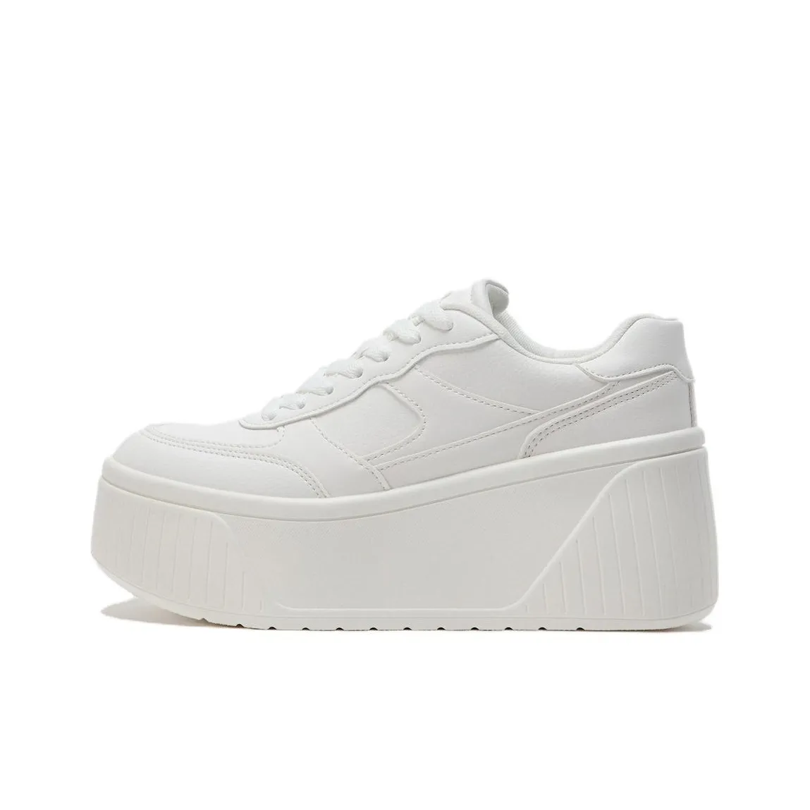 ZARA Low-Top Skateboard Shoes Women's White