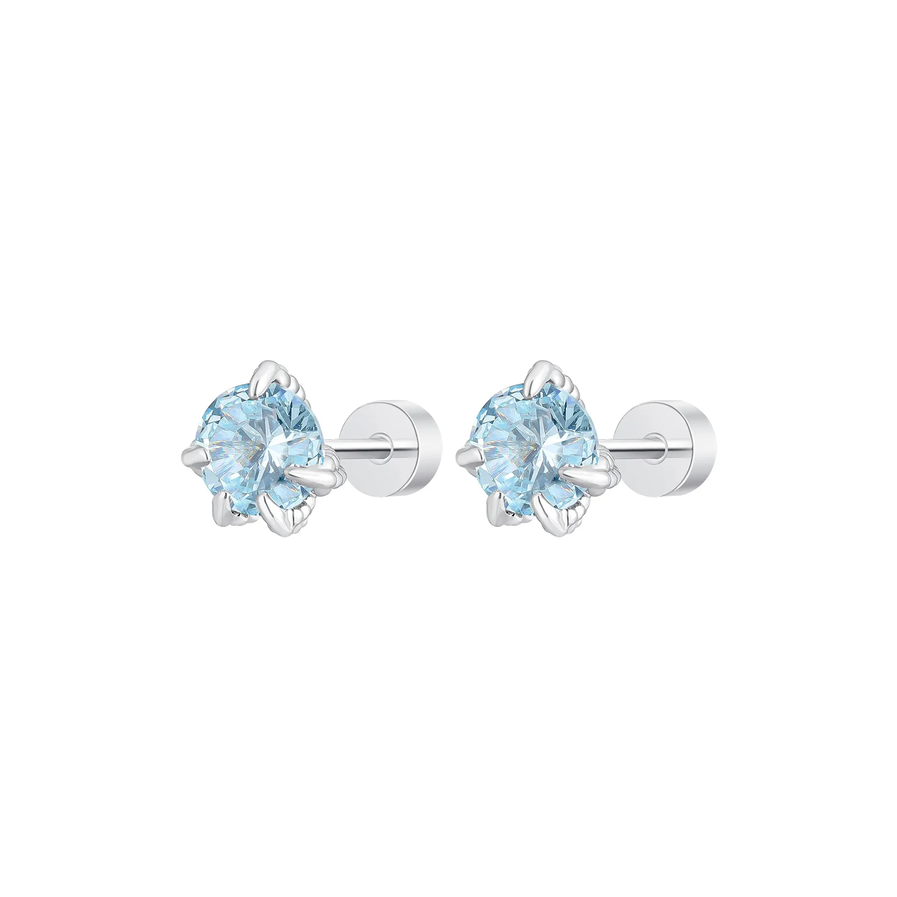 MISS XIA JWY Титановые стальные серьги-гвоздики унисекс