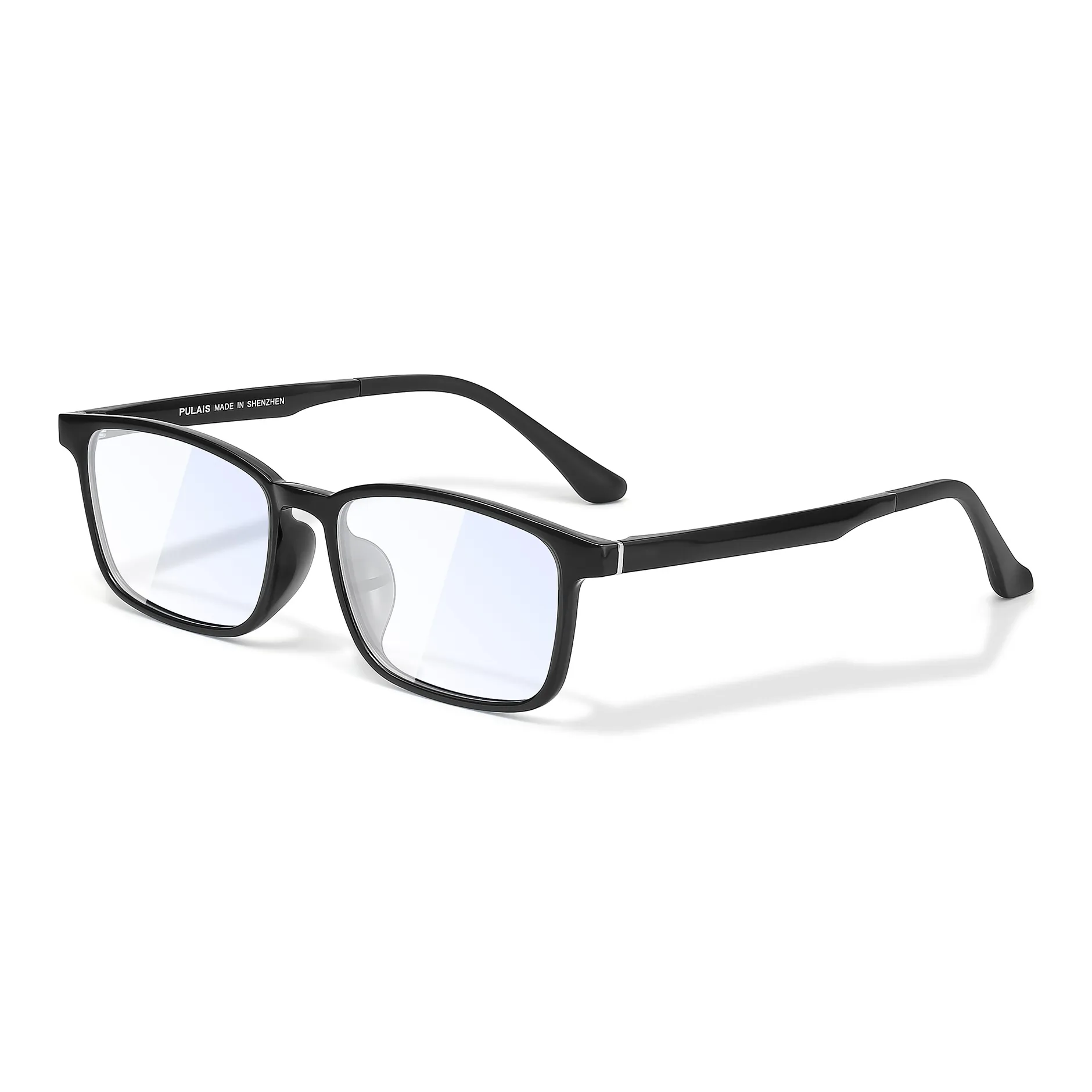 PULAIS TR Памятный пластик Квадратные Оправы для очков Мужские Черные