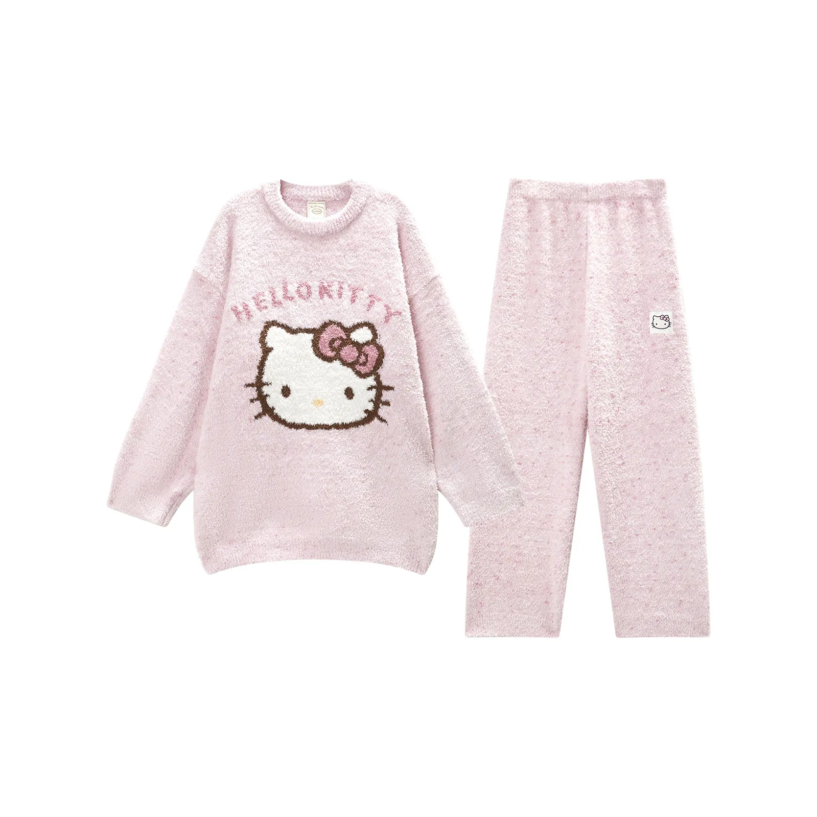 GUKOO Пижамный комплект женский светло-розовый