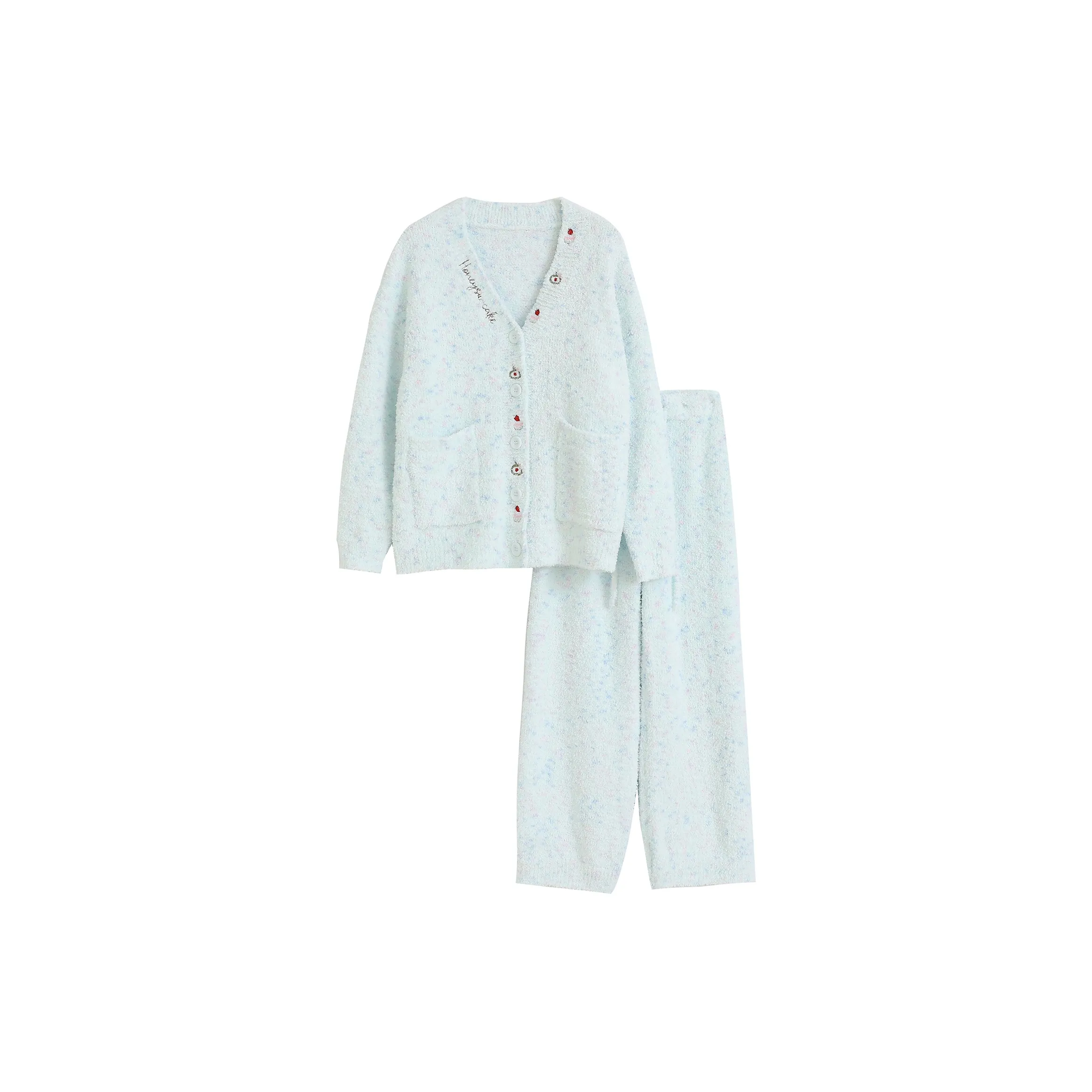 WANANNI Pajama Set Women's Lake Green