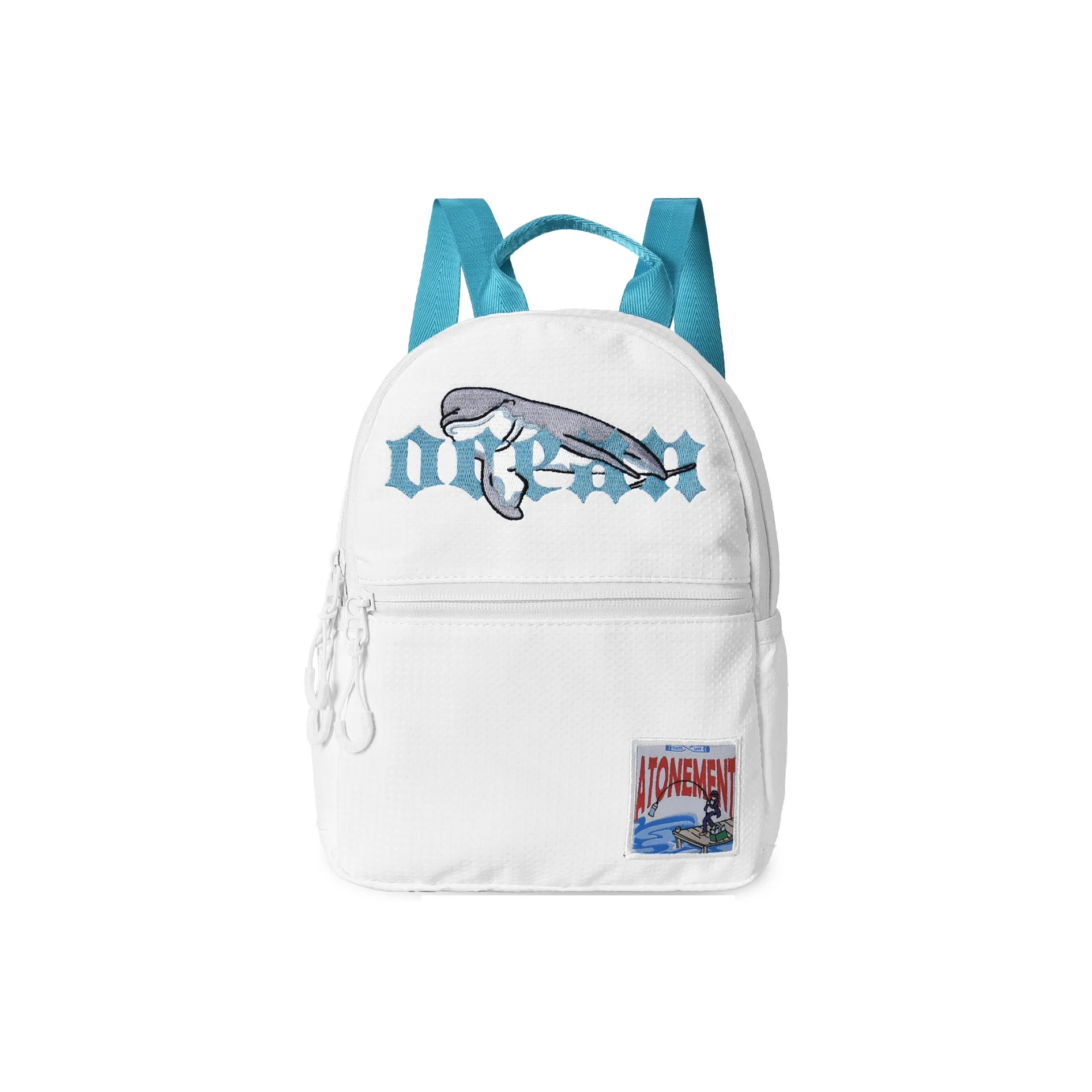FINITE LOOP Recycled Material Backpack Mini Women's White