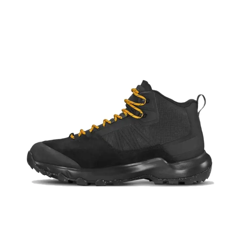 DECATHLON MH500 Slip Resistant Mid Top Trekking Shoes Men's Black