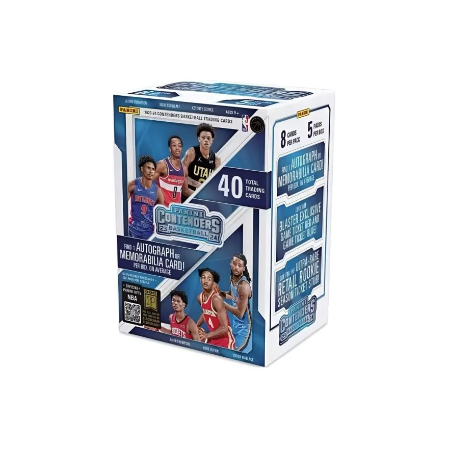 PANINI 2023 24 Panini Contenders Ball Game Ticket, Grenade Box Basketball Sports Cards Full Box