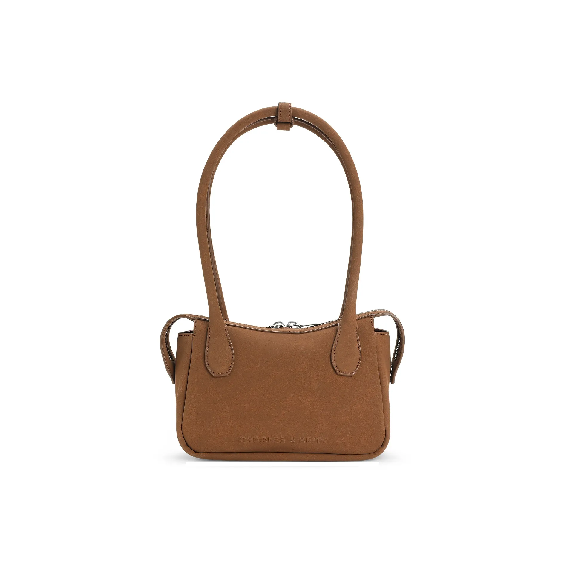 CHARLES KEITH ПУ (полиуретан) текстильная смесь сумка через плечо женская коричневый