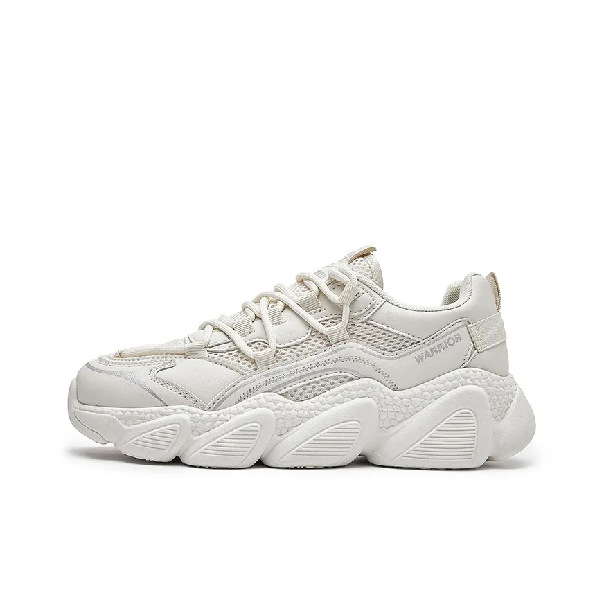 Warrior Wear-Resistant Breathable Supportive Balanced Lightweight Height Increasing Low-Top Chunky Sneakers Women's