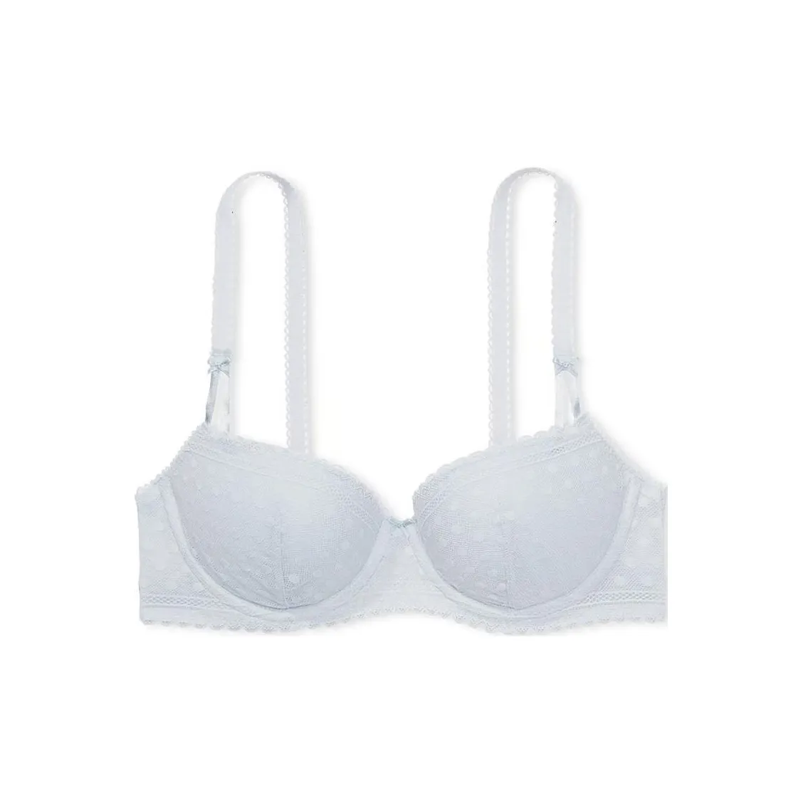 Victoria's Secret Розовый Wink PUSH Up Бюстгальтер Balconette Гортензия Синий Бюстгальтер Женские Гортензия Синий