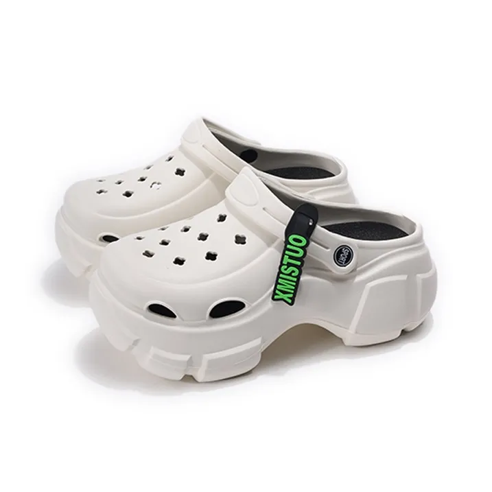 XMISTUO Модный Универсальный Мягкий и Упругий Верхняя одежда Платформа Повседневные Пляжные шорты Сабо 8 см Унисекс